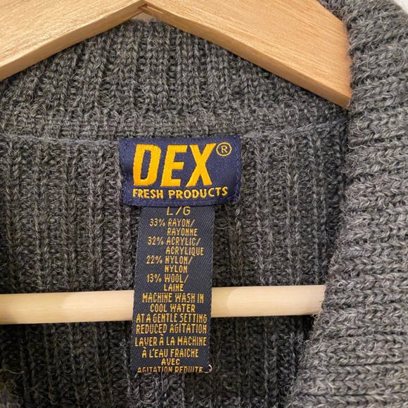 *90s* Dex Cropped Cardigan Size L - Picture 3 of 6